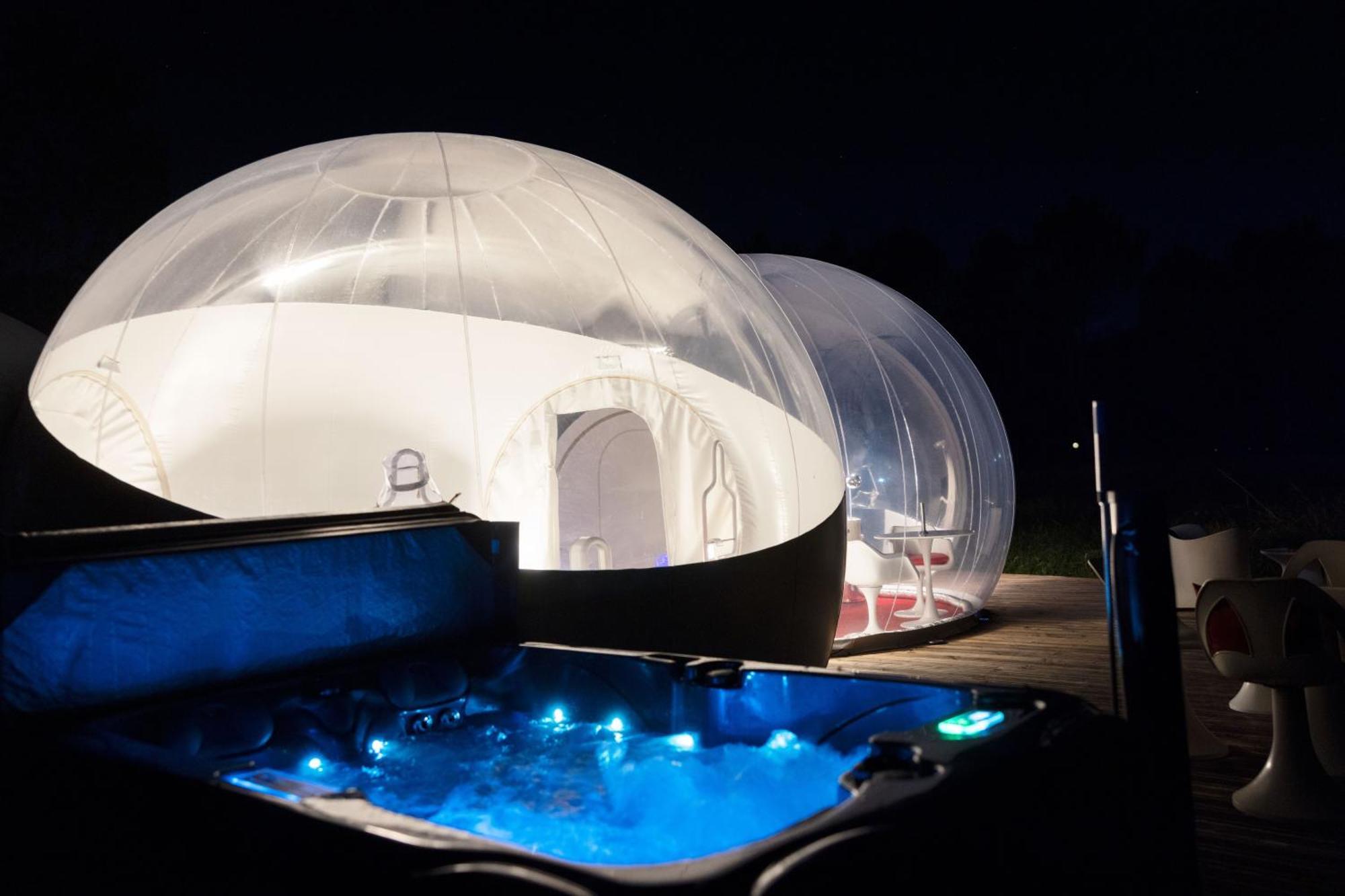 Marcenais L Ost In Sensations -Hebergements Insolites Et Suites De Luxe Spa Sauna Piscine Foret מראה חיצוני תמונה