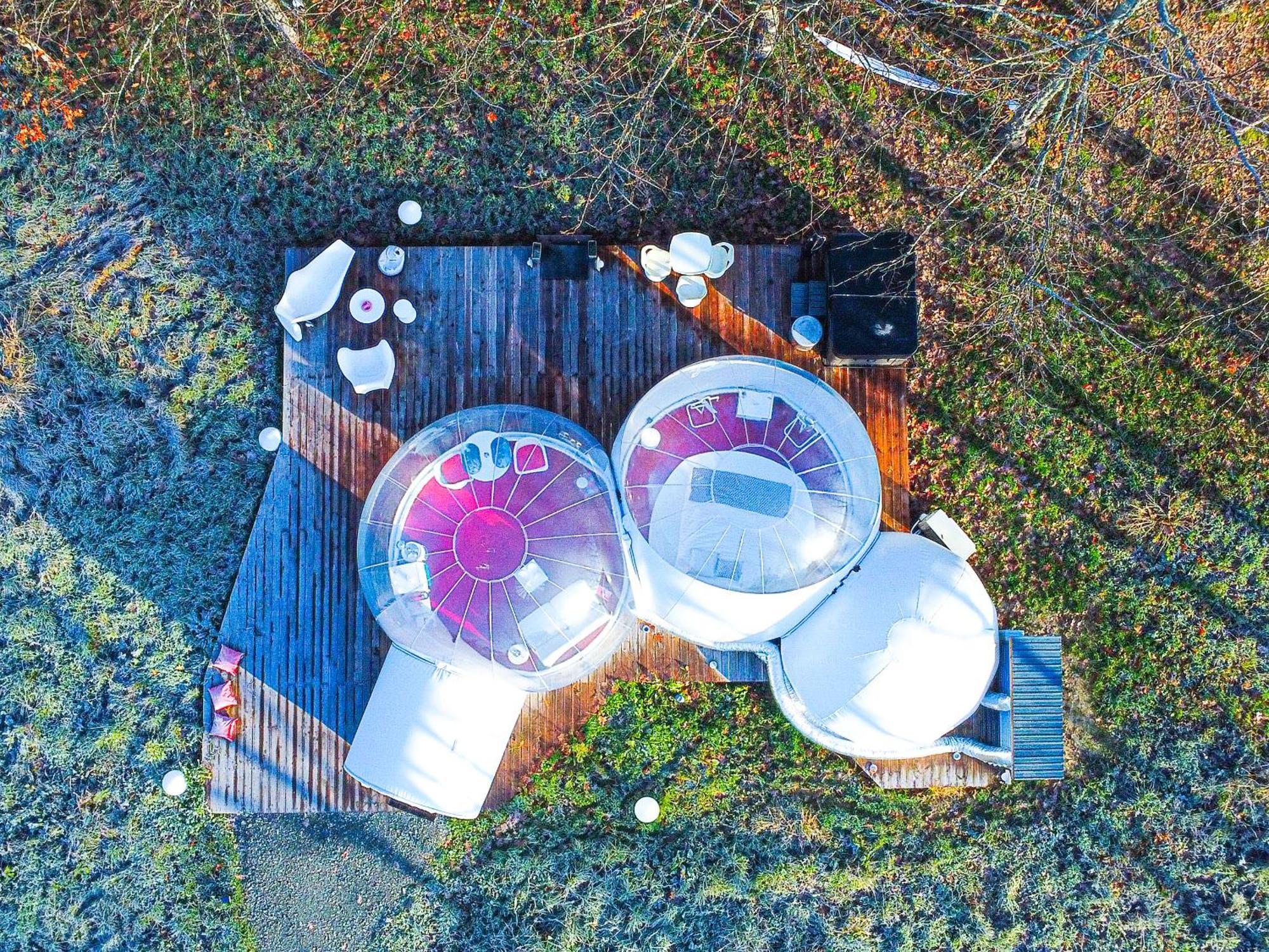 Marcenais L Ost In Sensations -Hebergements Insolites Et Suites De Luxe Spa Sauna Piscine Foret מראה חיצוני תמונה